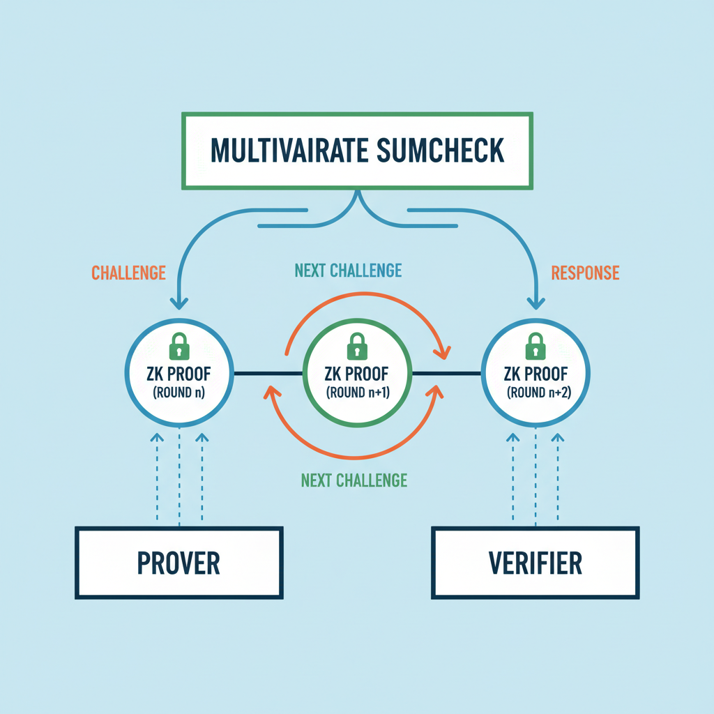 halo2 circuit diagram multivariate sumcheck nodes connecting zk proofs